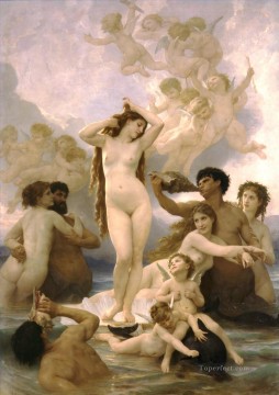 Naissance de Venus William Adolphe Bouguereau nude Oil Paintings